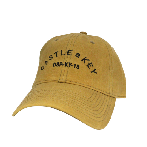 Castle & Key Arch Logo Waxed Canvas Hat - Copper