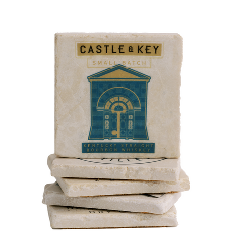 Small Batch Bourbon Ceramic Coaster