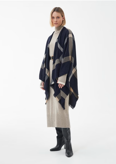 Barbour L Blair Windowpane Serape