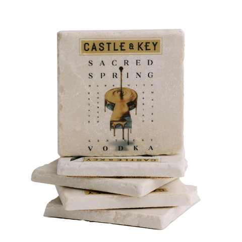 Sacred Spring Vodka Ceramic Coaster