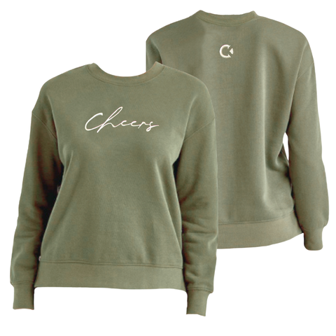 Cheers Side Zip Crewneck