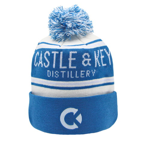 Castle & Key Logo Cuffed Knit Beanie