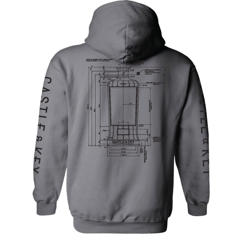 Bottle Blueprint Hoodie