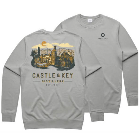 Castle Print Crewneck Sweatshirt