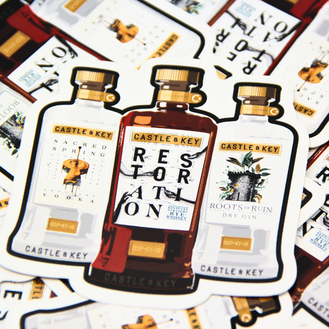 Bottle Trio Decal