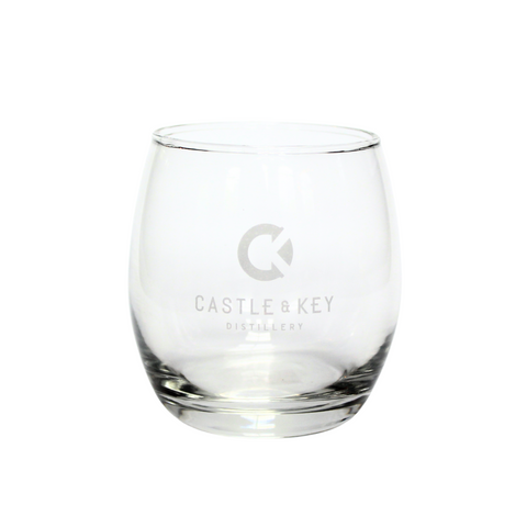 stemless dapple wine glass logo