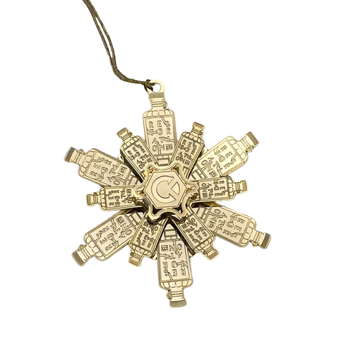 Bottle Snowflake Ornament