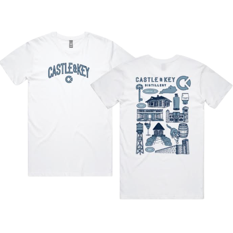 Castle & Key Collage Tee