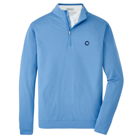 Peter Millar Perth Cross Hatch Performance Quarter-Zip