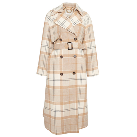 Barbour L Claudette Wool Trench