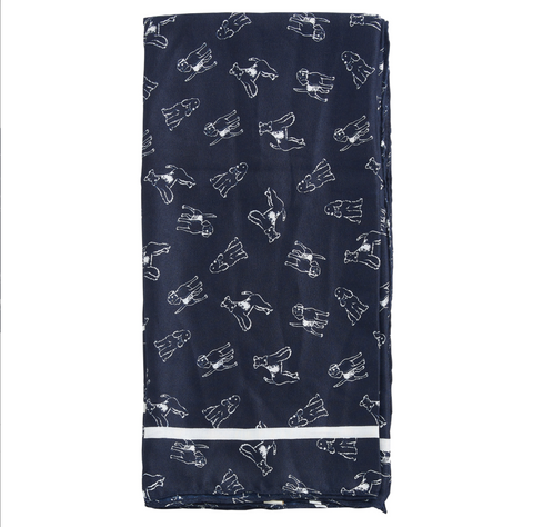 Barbour Sketch Dog Print Scarf