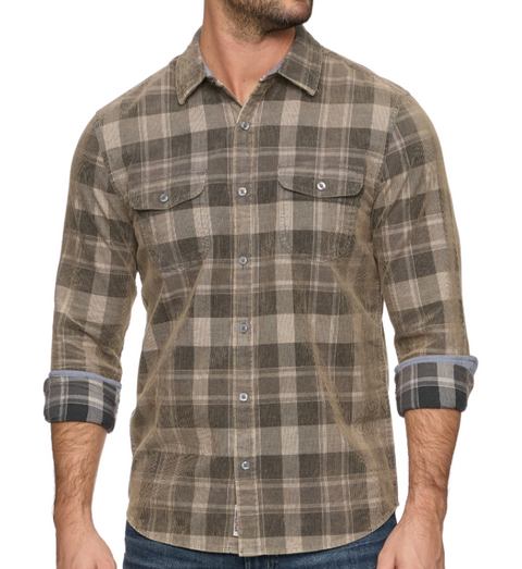 Bolton Vintage Wash Corduroy Shirt