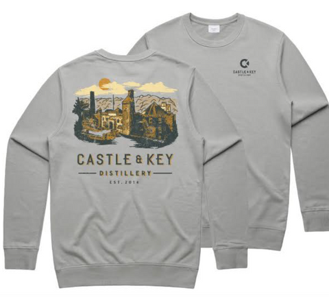 Castle Print Crewneck Sweatshirt