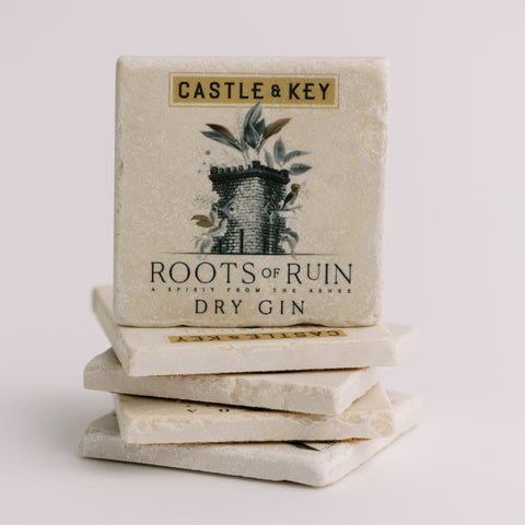 Roots of Ruin Gin Ceramic Coaster